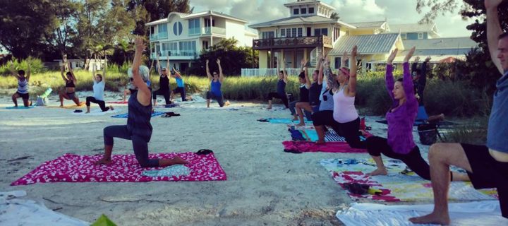 Thrive, Beach Yoga, Anna Maria Island