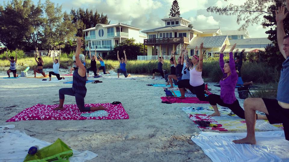 Thrive, Beach Yoga, Anna Maria Island